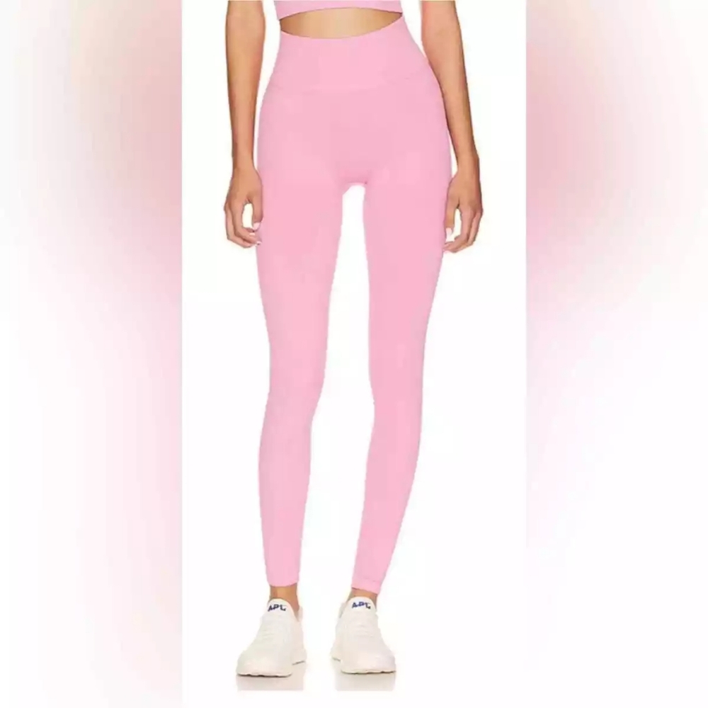 Revolve WellBeing Ribbed Leggings- Pink (xxs/xs)